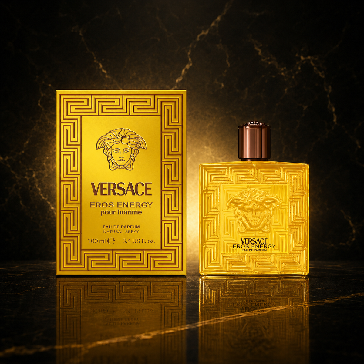 Versace Eros Energy Eau de Parfum for Men – 3.4 oz